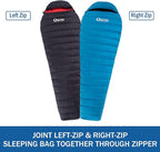 Ultralight Down Sleeping Bag for Adults with 600 Fill Power, Compact Sleeping Bag for Backpacking, Hiking and Camping