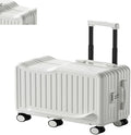 Ride on Luggage, Ride-on Suitcase for Kids & Teens with 6-Spinner Wheels, Wheels Trolley Case Toddler Suitcase Used for Storing Travel Essentials(White)