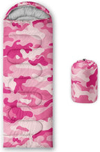 Sleeping Bags for Adults and Kids Backpacking Camping Sleeping Bags for Girls and Boys Lightweight Waterproof Cold/Warm Sleeping Bag for All Season