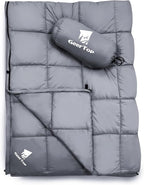 GEERTOP Lightweight Outdoor Camping Blankets for Adults, Compact Travel Blanket for Hiking Backpacking All Weather Sleeping Bag Quilt for Beach, Park, Stadium