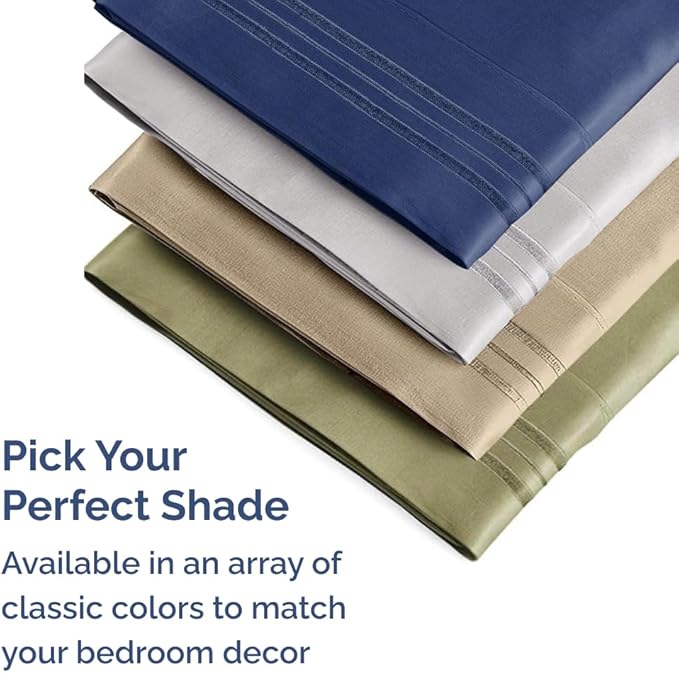 Queen Pillow Cases Set of 2 - Ultra Soft Hotel Quality Pillowcase Covers - Comfy Cozy Bedding for Women, Men, Kids and Teens - Machine Washable Pillow Protectors - 2 Pieces Set - Queen Size Charcoal