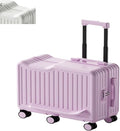 Ride on Luggage, Ride-on Suitcase for Kids & Teens with 6-Spinner Wheels, Wheels Trolley Case Toddler Suitcase Used for Storing Travel Essentials(Purple)