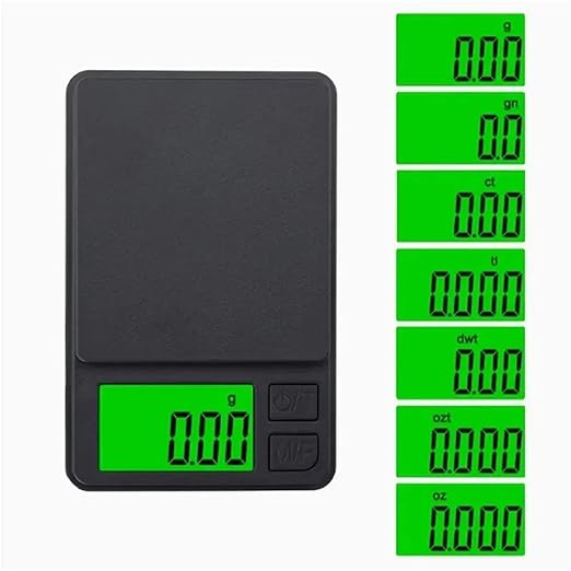 Travel Luggage Weight Scale - 4pcs Digital Pocket Scale 1000g/0.1g with Backlight LCD, Mini Handheld Scale for Food & Jewelry - Precision Measuring Tool (1 0.1g 1000g)