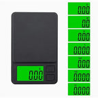 Travel Luggage Weight Scale - 4pcs Digital Pocket Scale 1000g/0.1g with Backlight LCD, Mini Handheld Scale for Food & Jewelry - Precision Measuring Tool (1 0.01g 500g)