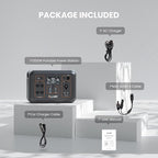 ALLWEI LiFePO4 Portable Power Station 1200W, 1008Wh Solar Generator with UPS Mode, 1.5Hrs Fast Charge, 4 AC Outlet(Surge 2400W), Power Battery Generator for CPAP Camping Outdoor Emergency