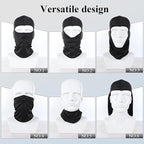 AXBXCX 3 Pack Balaclava Ski Mask - Breathable UV Protection Face Cove for Motorcycle, Football, Cycling, Outdoor Sports