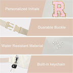 MAXTOP Large Crossbody Fanny Pack with 4-Zipper Pockets,Gifts for Enjoy Sports Festival Workout Traveling Running Casual Hands-Free Wallets Waist Pack Phone Bag Carrying All Phones