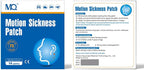 MQ 84ct Motion Sickness Patches Non Drowsy, Sea Sickness Patches for Cruise Travel Essentials, Waterproof Patch Behind Ear for Car Airplane Altitude Sickness, Long Last 72H