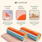 Loon & Lake Luxury Oversized Beach Towels - Beach Sunset | Oversized 40" x 70" | Crafted from 100% Combed Cotton | Ultra Plush & Super Soft | Rays Collection