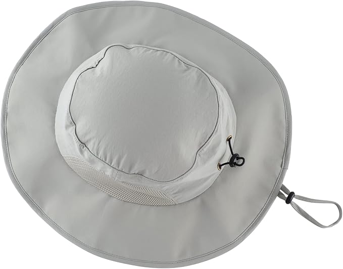 Home Prefer UPF50+ Mens Sun Hat Wide Brim Fishing Hat for Men UV Protection Womens Beach Bucket Hat for Golf Hiking Gardening