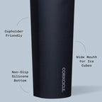 Corkcicle Marvel Sport Canteen - Triple-Insulated Stainless Steel Water Bottle - Straw Cap & Folding Metal Handle - Summer Drinkware Gift - Keeps Drinks Ice Cold - Captain America - 20 oz