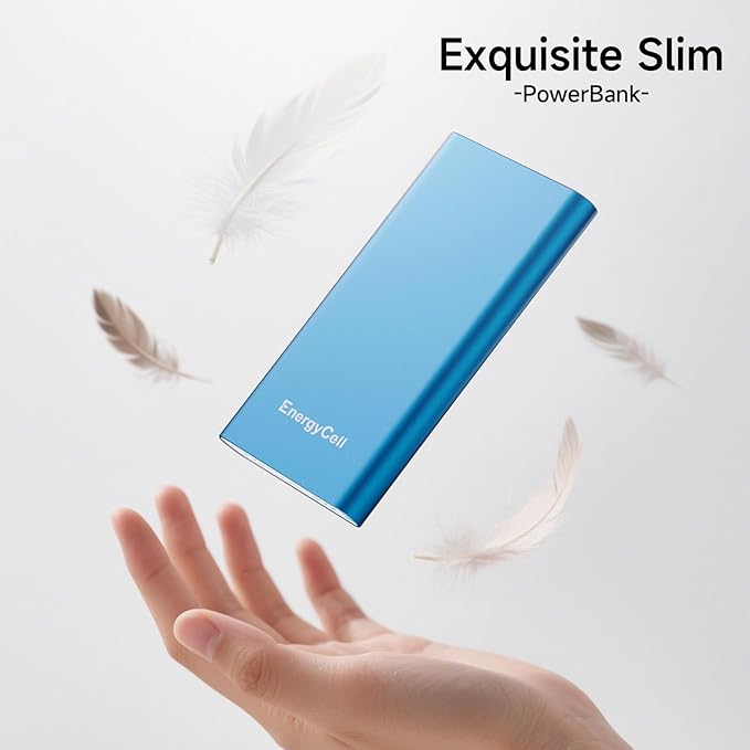 Pilot 4GS Portable Charger 12000mAh Fast Charging Power Bank Dual 3A High-Speed Output Battery Pack Compatible with iPhone 16 15 14 13 12 11 and More (Blue)