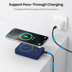 Magnetic Portable Charger 10800mah for Magsafe Battery Pack, Wireless Power Bank with 25W PD Fast Charging & LCD Display, Compatible with iPhone 16/15/14/13/12 Pro/Pro Max/Plus