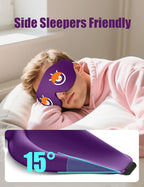 EVA BELLE Sleep Mask Women Men, Comfy Blackout Eye Mask for Deep Sleep, 3D Memory Foam Sleeping Mask, Silk Sleep Eye Cover, Cute Funny Eyeshade Covers, Adjustable Elastic Strap & Soft Breathable
