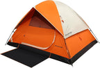 2 Person Camping Tent 4 Person Tents for Camping Windproof Tents for Camping Hiking Backpacking Traveling 2/3/4 Family People Tents for Camping Portable Tent with Carry Bag