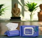 ASUTRA Yoga Mat Cleaning Wipes (Lovely Lavender), 2 Pouches (30 Wipes Each) - No Slippery Residue, Deep-Cleansing for Fitness Gear & Gym Equipment