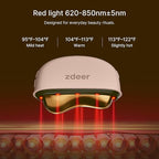 ZDEER LED Red Light Therapy Facial Massager for Face & Neck Electric Gua Sha Brass Tool with Heat & Vibration for Firming, Sculpting & Skincare, Pink