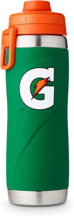 Gatorade Stainless Steel Sport Bottle, 26oz, Double-Wall Insulation, Green , 26oz (Pack of 1)