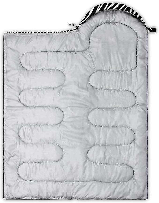 QOOMO Animals Camping Sleeping Bags,3 Season Warm & Cool Weather,Lightweight,Waterproof Sleeping Bags for Adults & Kids,Traveling,and Outdoors,Camping Gear Equipment