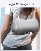 Luxtude Inflatable Lumbar Pillow for Airplane Travel, Lumbar Support Pillow for Office Chair/Car, Self-Inflating Travel Lumbar Pillow Back Support, Lower Back Pillow for Reducing Lumbar Pain