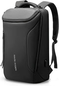 MARK RYDEN Business Backpack for Men, Waterproof High Tech Backpack with Sport Car Shape Design and USB Charging Port, Travel Laptop Backpack Fits 17.3 Inch Notebook (YKK-2 Pockets)