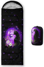 Axolotl Unicorn Sleeping Bag for Kids Boys Girls–Lightweight Warm Cold Weather Sleeping Bags,Waterproof Portable Sleeping Bag with Compression Sack for Camping Backpacking Outdoor Indoor