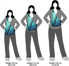 KL928 Canvas Sling Bag - Small Crossbody Backpack Shoulder Casual Daypack Rucksack for Men Women(Large Version)