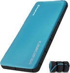 Kingcamp Air & Foam Sleeping Pad for Camping, 4" Portable Compact Inflatable Camping Mattress, High Support 4-Season Silent Sleeping Mat with Double-layer, 4.9 R-Value for Camping, Tent, Glamping