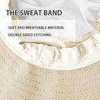 Sun Hats for Men Women Fishing Hat UPF 50+ Breathable Wide Brim Bucket Hats Summer UV Protection Safari Hat with Neck Flap