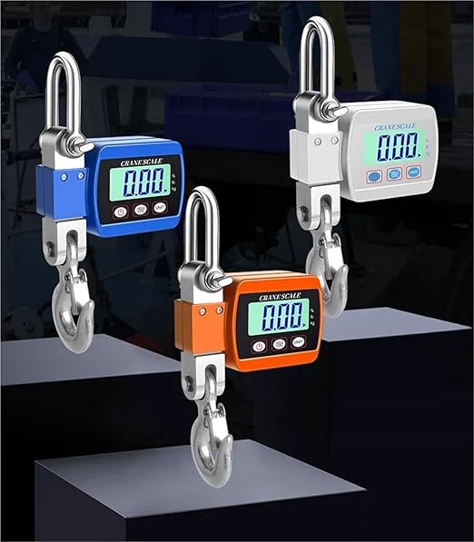 Portable Electronic Luggage Scale, 500kg Capacity with Digital Display