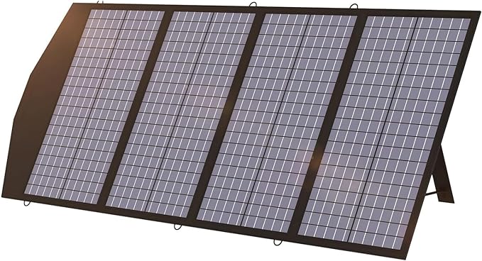 ALLPOWERS SP029 140W Portable Solar Panel Charger for Laptop Cellphone, Waterproof IP65 Foldable Solar Panel with 5 Output, for Solar Generator, Power Bank, 12V Car Battery