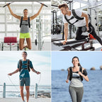 Fragraim Weighted Vest for Women Men - 8lb/10lb/12lb/16lb/22lb/25lb/30lb Weight Vest with Reflective Stripe, Detachable Phone Pouch, Ideal for Walking, Strength Training, Running, Workout, Cardio