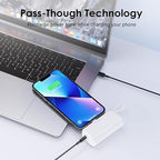 Feob [2 Pack] Mini Portable Charger 5200mAh,Ultra-Compact PD Fast Charging Power Bank,LCD Display Cute Battery Pack Backup Charger Compatible with with iPhone 14/14 Pro Max/13/13 Pro/12/XR/8/7/6