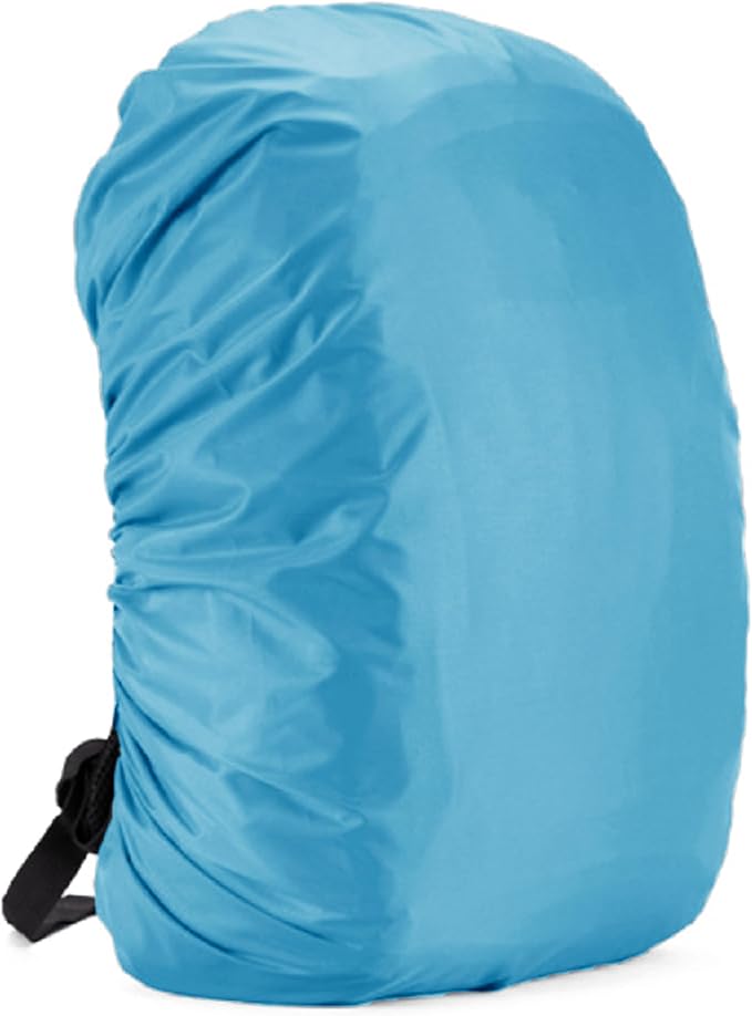Silfrae Waterproof Rucksack Cover Backpack Rain Cover 30L-100L for Travel Climbing Hiking (Lake Blue, 70L-80L)