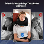 Neck Pillow for Traveling, Travel Neck Pillow for Airplane Memory Foam Travel Pillow for Flight Headrest Sleep with 360° Support Portable, Travel Essentials Birthday Gifts for Women Men Mom Dad