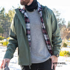 MERIWOOL Mens Base Layer - 100% Merino Wool Midweight Long Sleeve Thermal Shirt