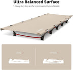 Naturehike GreenWild Camping Cot, Ultralight Folding Backpacking Cot, 60-Second Easy Set-Up, Supports 330lbs, Portable Camping Bed for Adults for Camping Hiking Travel Home