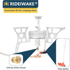 Piezo Ignitor Piezo Spark Ignition Kit Electrode lgniter and Brass Jet Nozzle Misting Nozzle LPG Gas Orifice Pipe Replacement for Camping & Backpacking Stove Burner Heater （4 Pack)