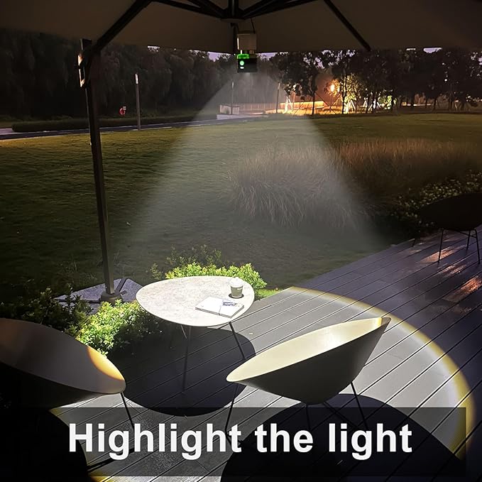 3PCS 6500K White Light LED Camping Lantern Rechargeable 1000LM, 4500mAh Power Bank, Flashlight for Hurricane Emergency, Hiking, IP44 Waterproof Lantern(Green)