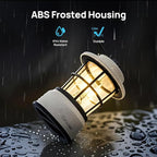 Consciot CL1 Mini Dual Light Sources LED Lantern, Retro Style Battery Powered Lamp, Dimmable Warm White and Daylight Modes, Up to 200H Run Time, Portable Atmosphere Lights for Indoor & Outdoor Use