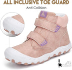 Mishansha Kids Hiking Boots Toddler Girls Boys Hiking Shoes Water-Resistant Anti-Collision Non-Slip Athletic Outdoor Trekking Boots