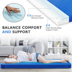 Sleeping Pad for Adults, Comfortable Thick Floor Sleeping Mats for Car Truck Tent with Removable Travel Bag