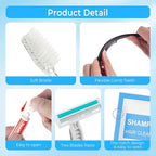Personal Hygiene Kit Bulk Pack of 100,Individually Wrapped 13-IN-1 Blue Disposable Basic Travel Toiletry Set Homeless Care Package Supplies for Men,Women,Guests,Charity