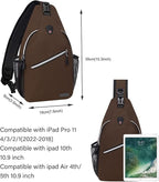 MOSISO Sling Backpack, Multipurpose Crossbody Shoulder Bag Travel Hiking Daypack