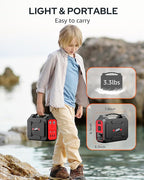 Solar Powered Generator 200W Peak/100W Rated, Portable Solar Generator Power Station with Solar Panels 40W Included, 146Wh Solar Power Bank with AC Outlet 110V for Home Use Camping Outdoor Adventure