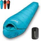 Bessport Mummy Sleeping Bag | 15-45 ℉ Extreme 3-4 Season Sleeping Bag for Adults Cold Weather– Warm and Washable, for Hiking Traveling & Outdoor Activities