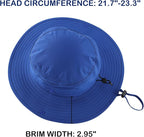 Connectyle Sun Hat for Men Women Outdoor UV Protection Safari Hat for Fishing Hiking Gardening Breathable Cowboy Hat UPF50