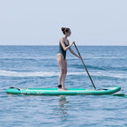 UPWELL 10'6"/11'/11'6" Inflatable Paddle Board, Stand Up Paddlboard for Youth & Adults, Stable Design, Premium SUP Accessories, Backpack, Leash, Hand Pump, Fins