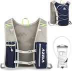 Azarxis Running Water Bottles Flask BPA Free Leakproof Hydration Vest Packs Waist Belt Replacement for Triathlon Marathon Hiking Cycling Climbing Runner