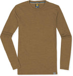 MERIWOOL Mens Base Layer - 100% Merino Wool Midweight Long Sleeve Thermal Shirt